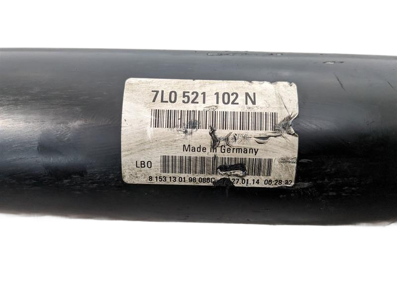 2008 - 2010 OEM PORSCHE CAYENNE REAR LOWER DRIVESHAFT CARDAN PROPELLER ASSEMBLY