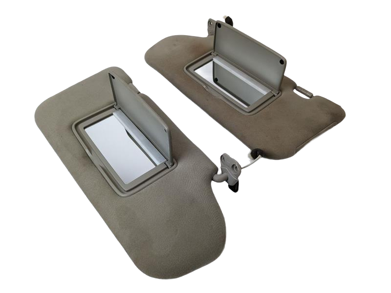 03 - 08 OEM INFINITI FX35 FRONT LEFT AND RIGHT INTERIOR UPPER ROOF SUN VISOR