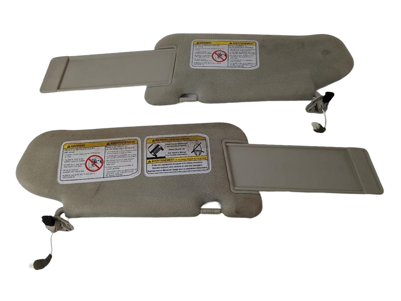 03 - 08 OEM INFINITI FX35 FRONT LEFT AND RIGHT INTERIOR UPPER ROOF SUN VISOR