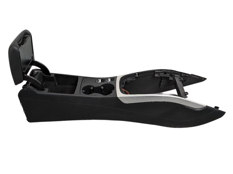 2008 - 2012 OEM AUDI A5 CENTER CONSOLE TRIM COVER PANEL WITH ARMREST ASSEMBLY