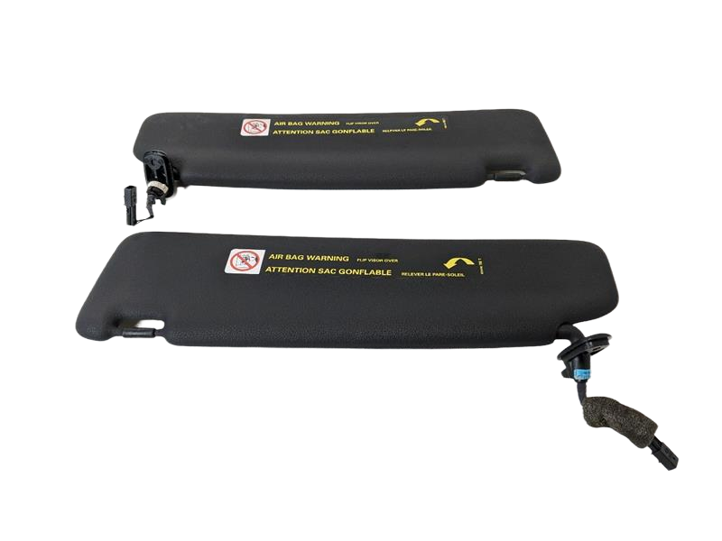 2008 - 2012 OEM AUDI A5 FRONT LEFT AND RIGHT INTERIOR UPPER ROOF SUN VISORS
