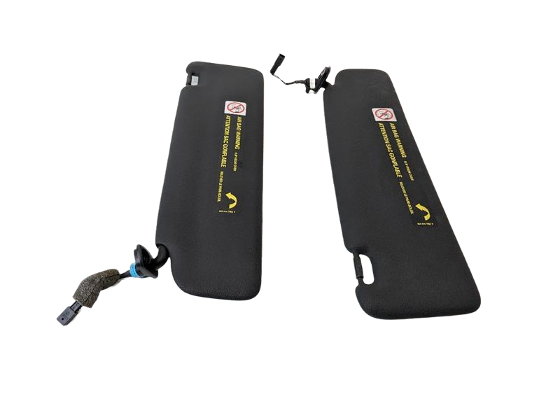 2008 - 2012 OEM AUDI A5 FRONT LEFT AND RIGHT INTERIOR UPPER ROOF SUN VISORS
