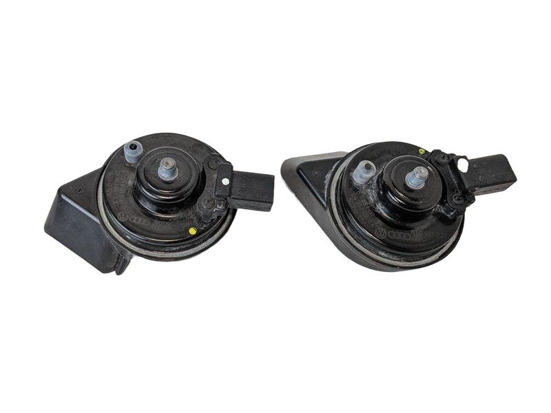 2008 - 2012 OEM AUDI A5 HIGH AND LOW TONE SAFETY HORN SET