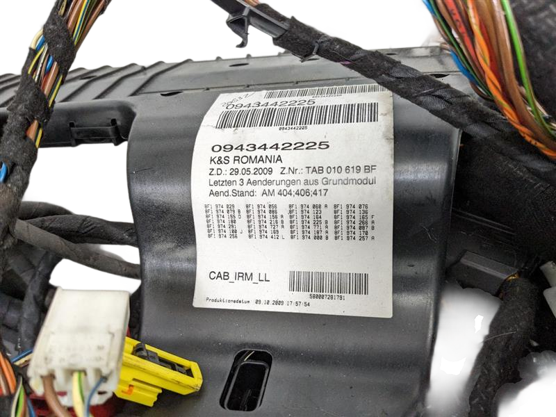 2008 - 2012 OEM AUDI A5 MAIN BODY WIRE WIRING HARNESS ASSEMBLY