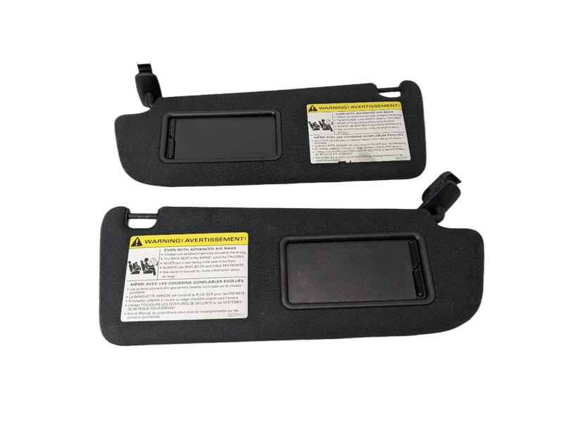 2004 - 2011 OEM AUDI A6 FRONT LEFT AND RIGHT SIDE UPPER ROOF SUN VISOR SET