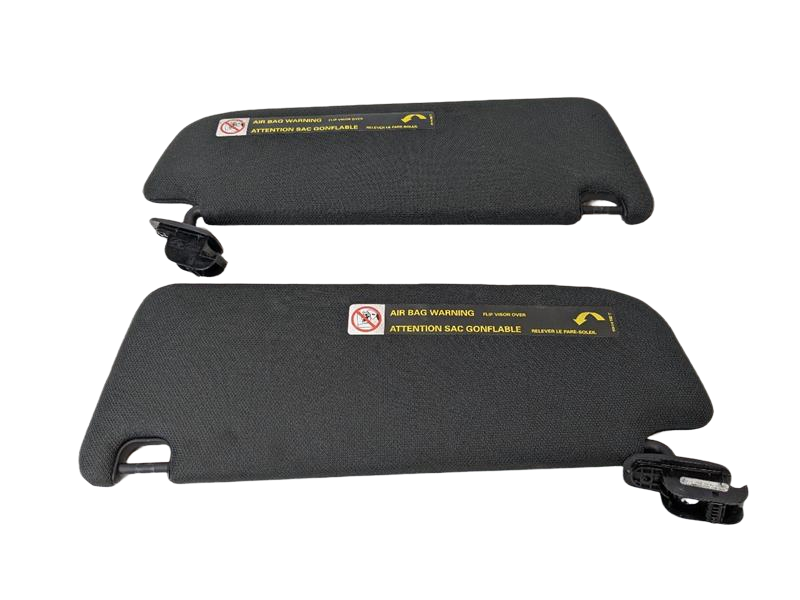 2004 - 2011 OEM AUDI A6 FRONT LEFT AND RIGHT SIDE UPPER ROOF SUN VISOR SET