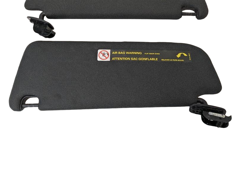 2004 - 2011 OEM AUDI A6 FRONT LEFT AND RIGHT SIDE UPPER ROOF SUN VISOR SET