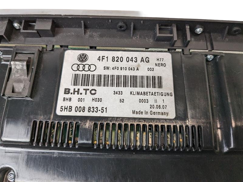 2004 - 2011 OEM AUDI A6 DASH HVAC AC HEATER CLIMATE TEMPERATURE CONTROL SWITCH