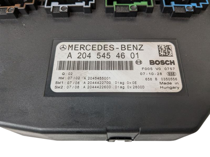 2008 - 2015 OEM MERCEDES BENZ C300 INTERIOR RELAY JUNCTION BLOCK CABIN FUSE BOX