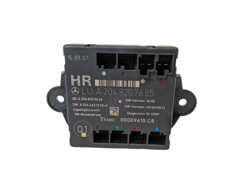 2008 - 2015 OEM MERCEDES BENZ C300 REAR RIGHT SIDE DOOR CONTROL MODULE UNIT