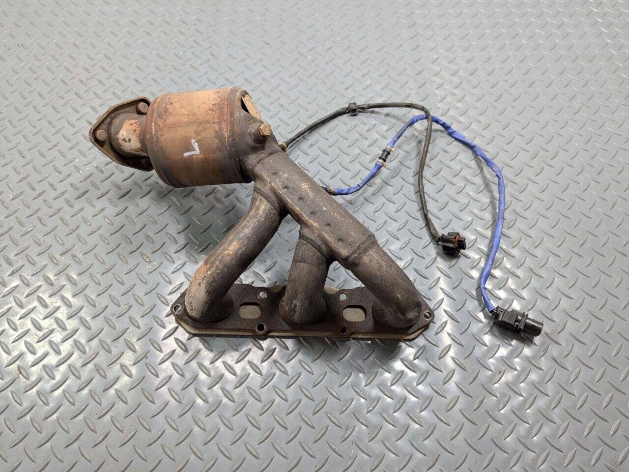 2006 - 2008 PORSCHE 987 CAYMAN S 3.4L LEFT DRIVER EXHAUST MANIFOLD WITH DOWNPIPE