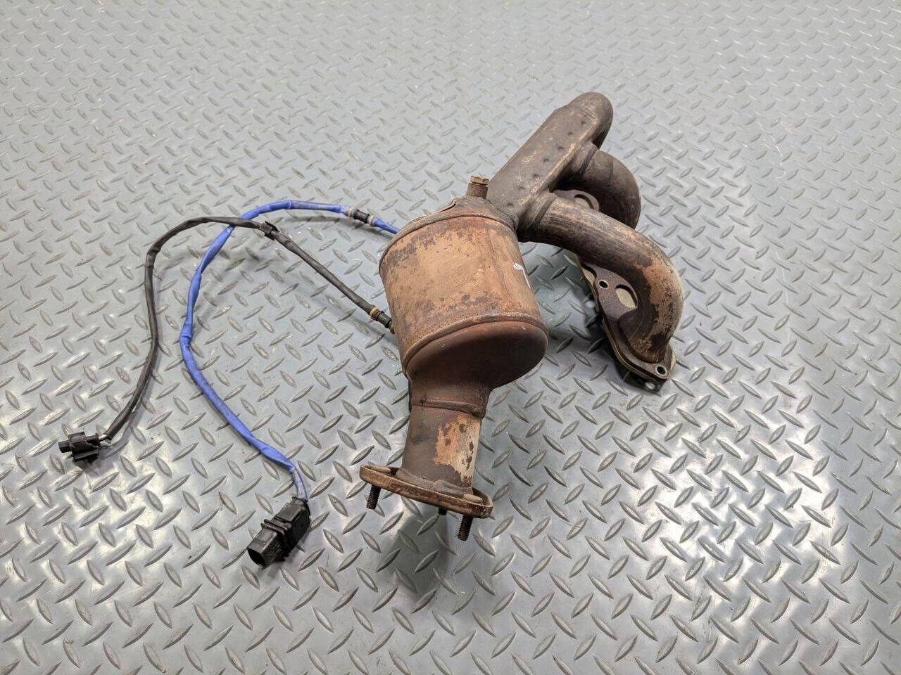 2006 - 2008 PORSCHE 987 CAYMAN S 3.4L LEFT DRIVER EXHAUST MANIFOLD WITH DOWNPIPE