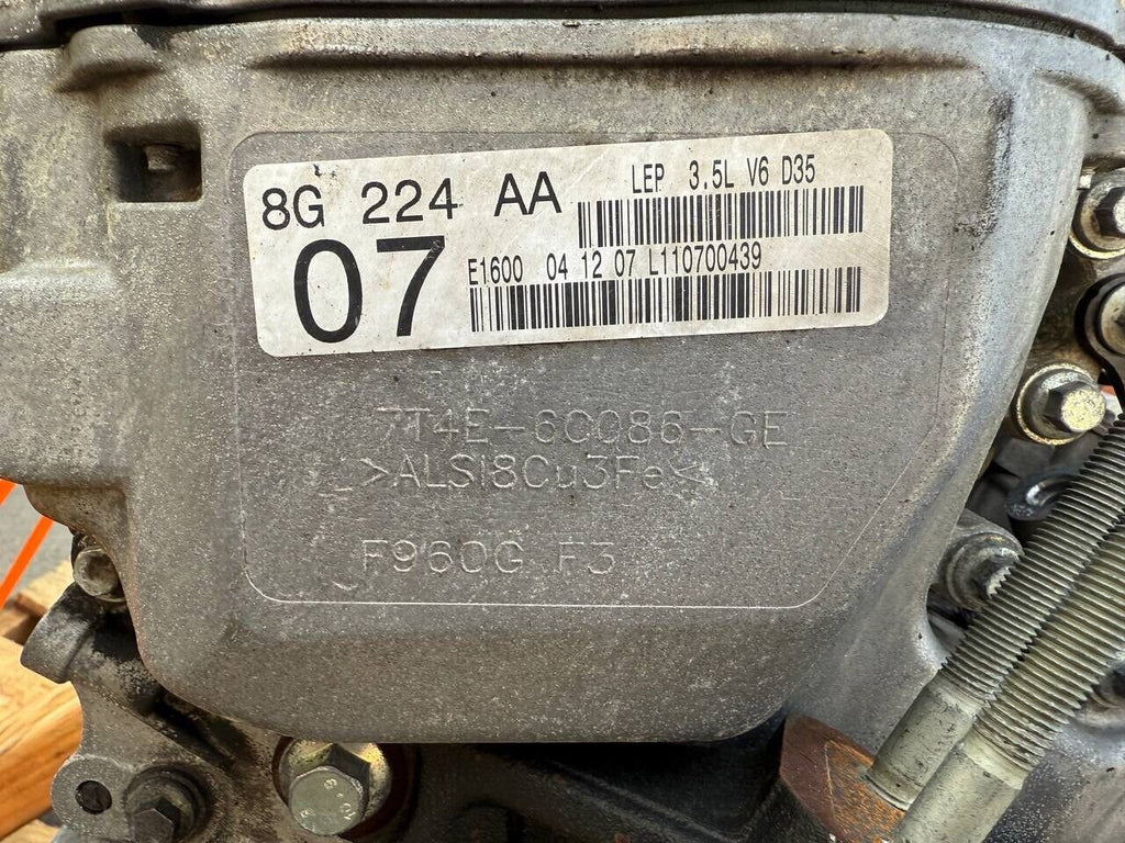 2007 - 2009 LINCOLN MKX / MKZ FORD FLEX / EDGE 3.5L V6 ENGINE MOTOR ASSEMBLY OEM