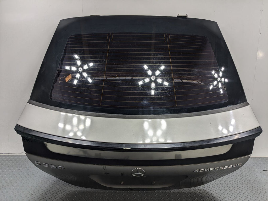 2004 - 2006 OEM MERCEDES-BENZ C230 REAR TRUNK WITH GLASS ASSEMBLY MOUNTAIN MIST