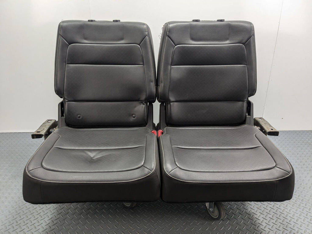2009 - 2012 OEM FORD FLEX REAR LEFT SIDE 2ND ROW SEAT ASSEMBLY LEATHER BLACK
