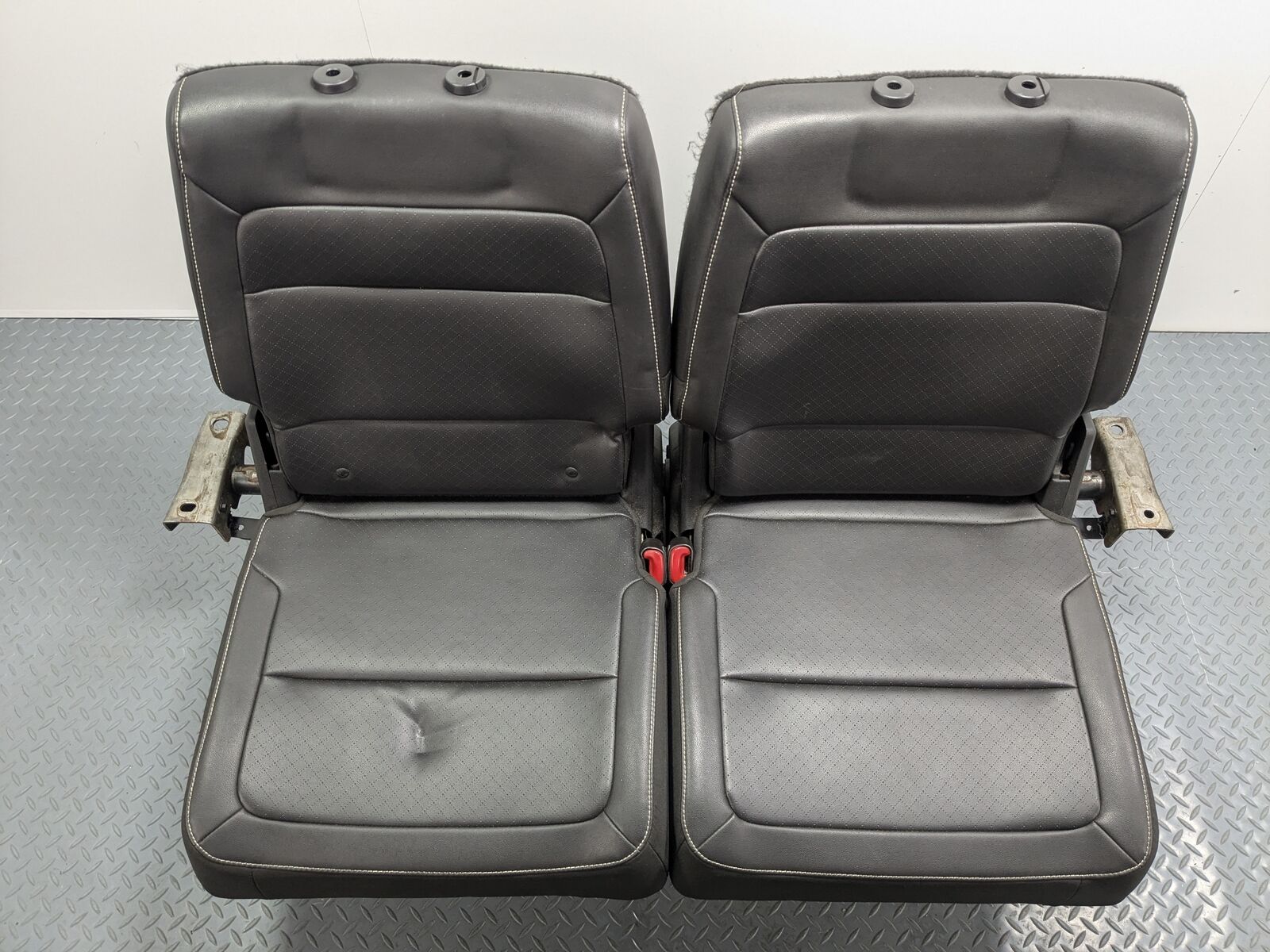 2009 - 2012 OEM FORD FLEX REAR LEFT SIDE 2ND ROW SEAT ASSEMBLY LEATHER BLACK