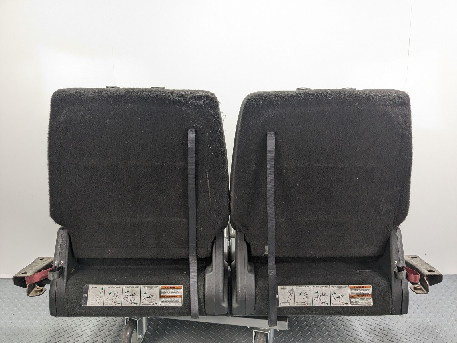 2009 - 2012 OEM FORD FLEX REAR LEFT SIDE 2ND ROW SEAT ASSEMBLY LEATHER BLACK