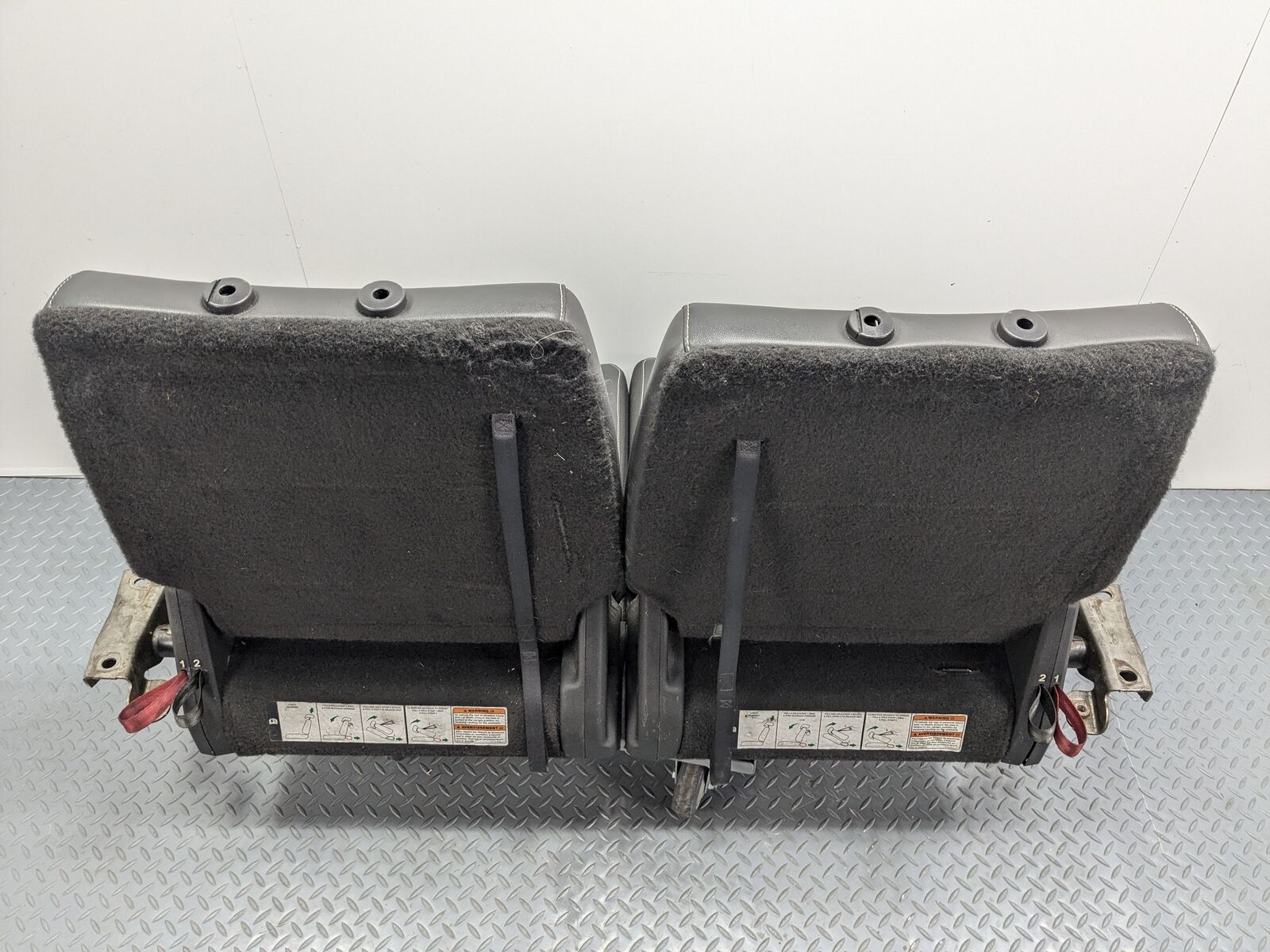 2009 - 2012 OEM FORD FLEX REAR LEFT SIDE 2ND ROW SEAT ASSEMBLY LEATHER BLACK