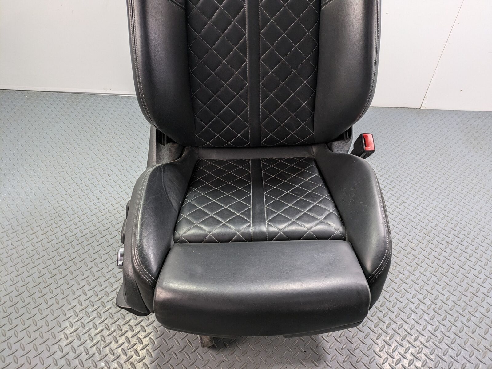 2017 - 2022 OEM AUDI S4 FRONT RIGHT PASSENGER SIDE SEAT BLACK LEATHER ASSEMBLY