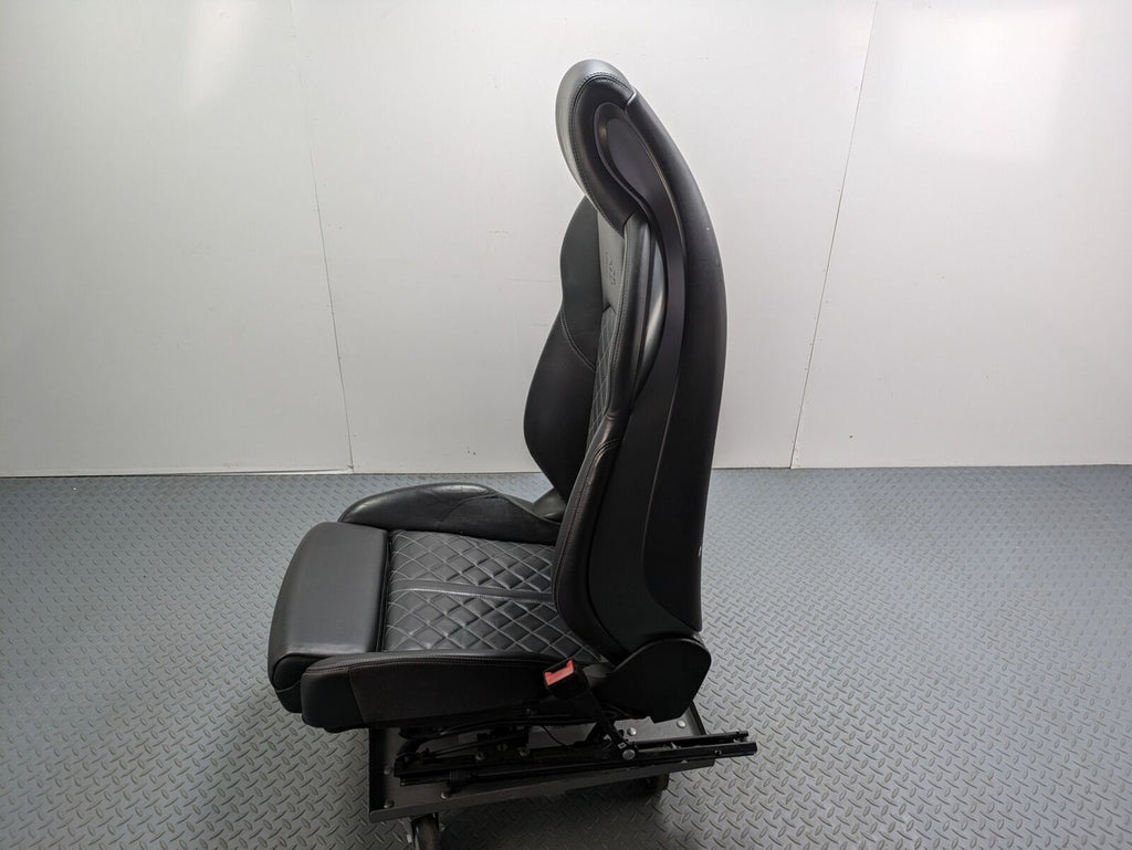 2017 - 2022 OEM AUDI S4 FRONT RIGHT PASSENGER SIDE SEAT BLACK LEATHER ASSEMBLY