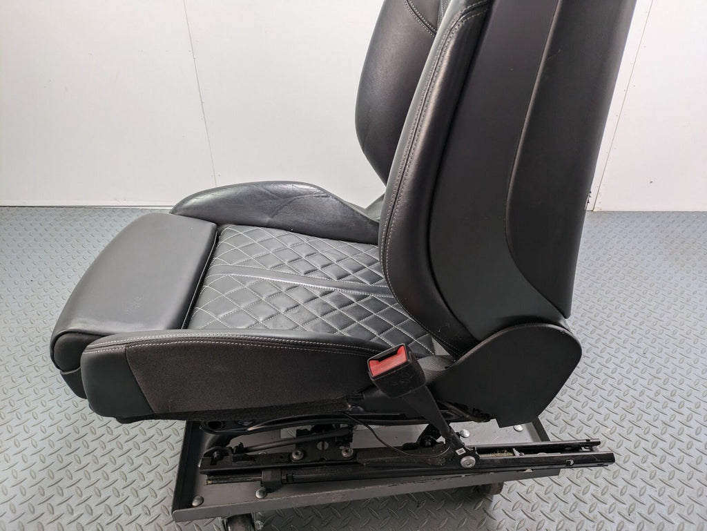 2017 - 2022 OEM AUDI S4 FRONT RIGHT PASSENGER SIDE SEAT BLACK LEATHER ASSEMBLY