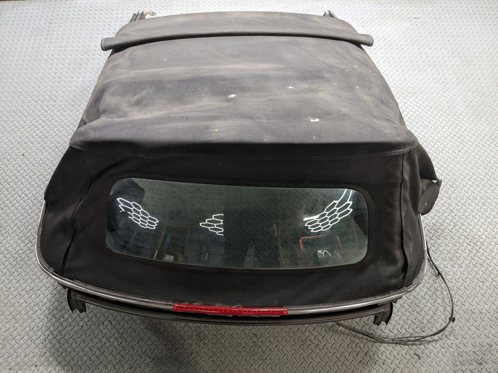 11 - 13 MINI COOPER OEM CONVERTIBLE FOLDING ROOF WITH GLASS ASSEMBLY BLACK CLOTH