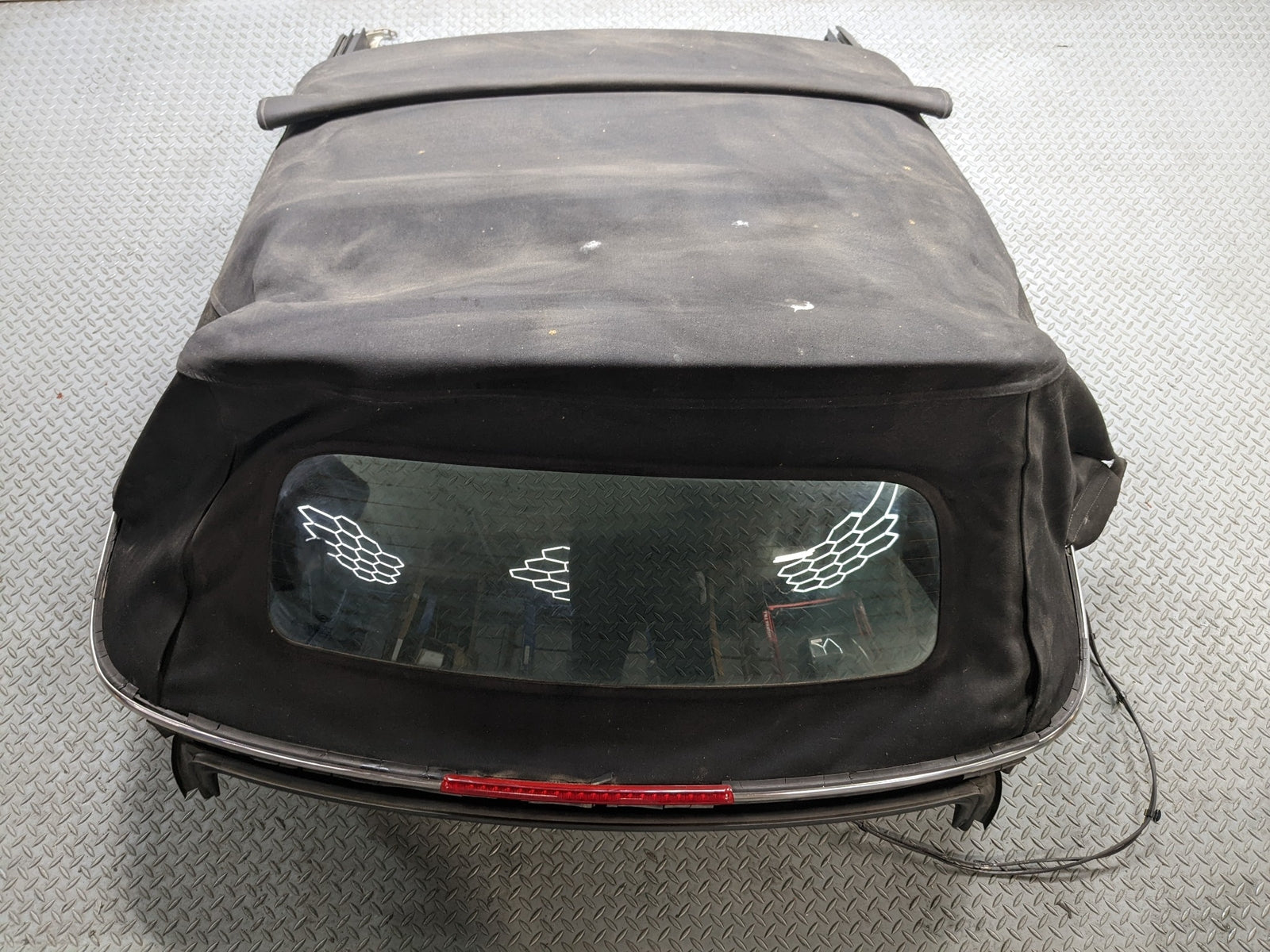 11 - 13 MINI COOPER OEM CONVERTIBLE FOLDING ROOF WITH GLASS ASSEMBLY BLACK CLOTH