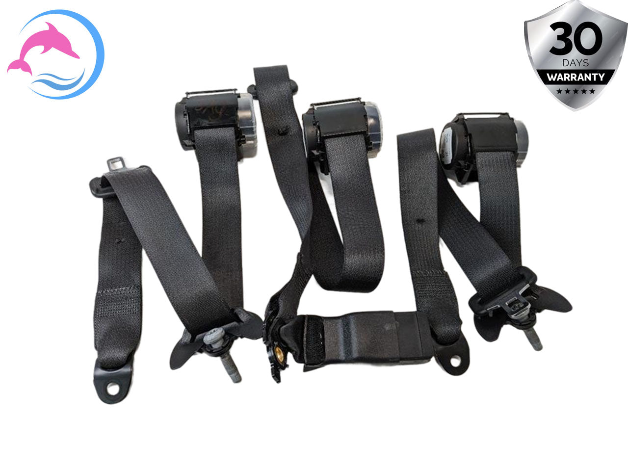 2020 - 2023 OEM DODGE CHARGER SRT 392 REAR SEAT BELT RETRACTOR ASSEMBLY SET
