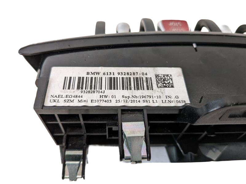 2014 - 2017 OEM MINI COOPER CENTER DASH IGNITION SWITCH CONTROL PANEL