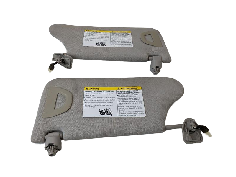 11 - 13 OEM INFINITI M37 FRONT LEFT AND RIGHT SIDE INTERIOR UPPER ROOF SUN VISOR