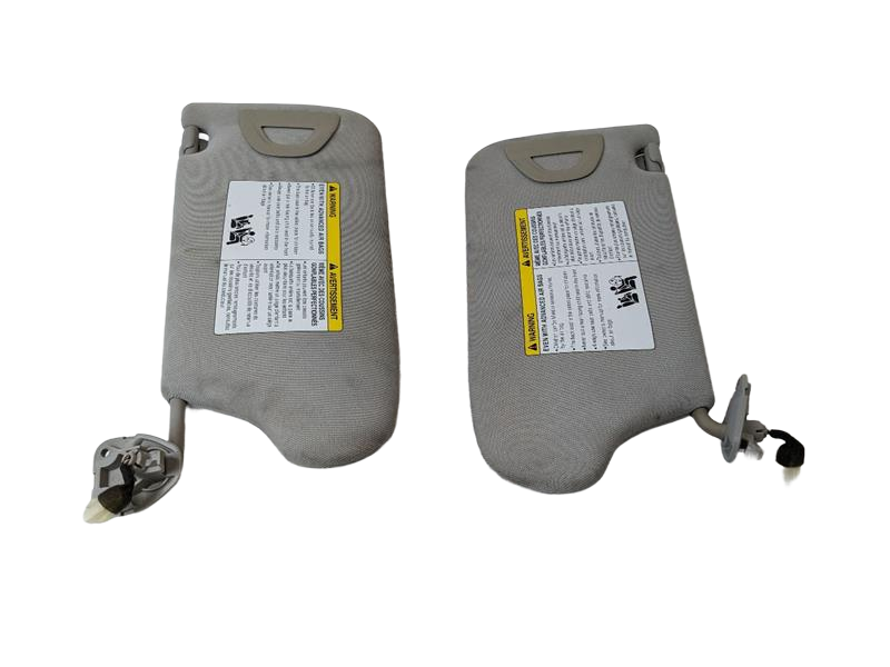 11 - 13 OEM INFINITI M37 FRONT LEFT AND RIGHT SIDE INTERIOR UPPER ROOF SUN VISOR