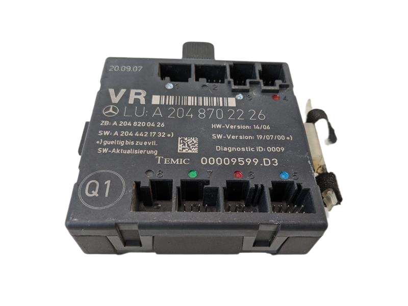 2008 - 2014 OEM MERCEDES-BENZ C300 FRONT RIGHT PASSENGER DOOR CONTROL MODULE