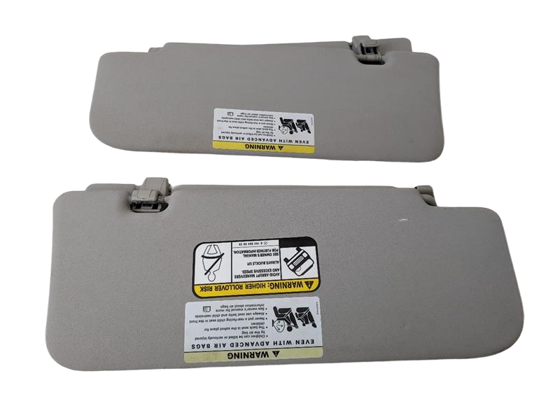 2008 - 2012 OEM MERCEDES-BENZ GL550 FRONT LEFT AND RIGHT SIDE SUN VISOR ASSEMBLY