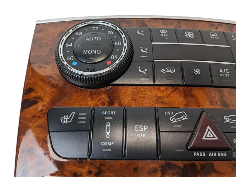 2008 - 2012 OEM MERCEDES-BENZ GL550 AC HEATER TEMPERATURE CLIMATE CONTROL SWITCH