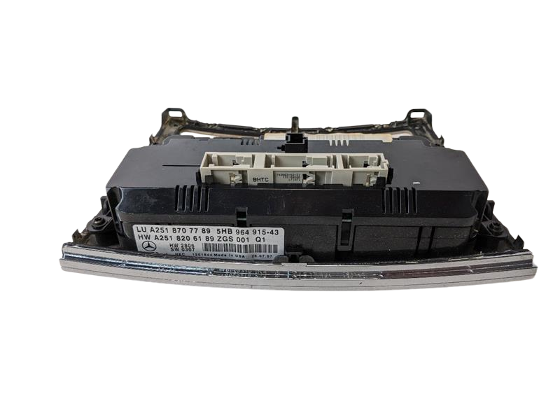 2008 - 2012 OEM MERCEDES-BENZ GL550 AC HEATER TEMPERATURE CLIMATE CONTROL SWITCH