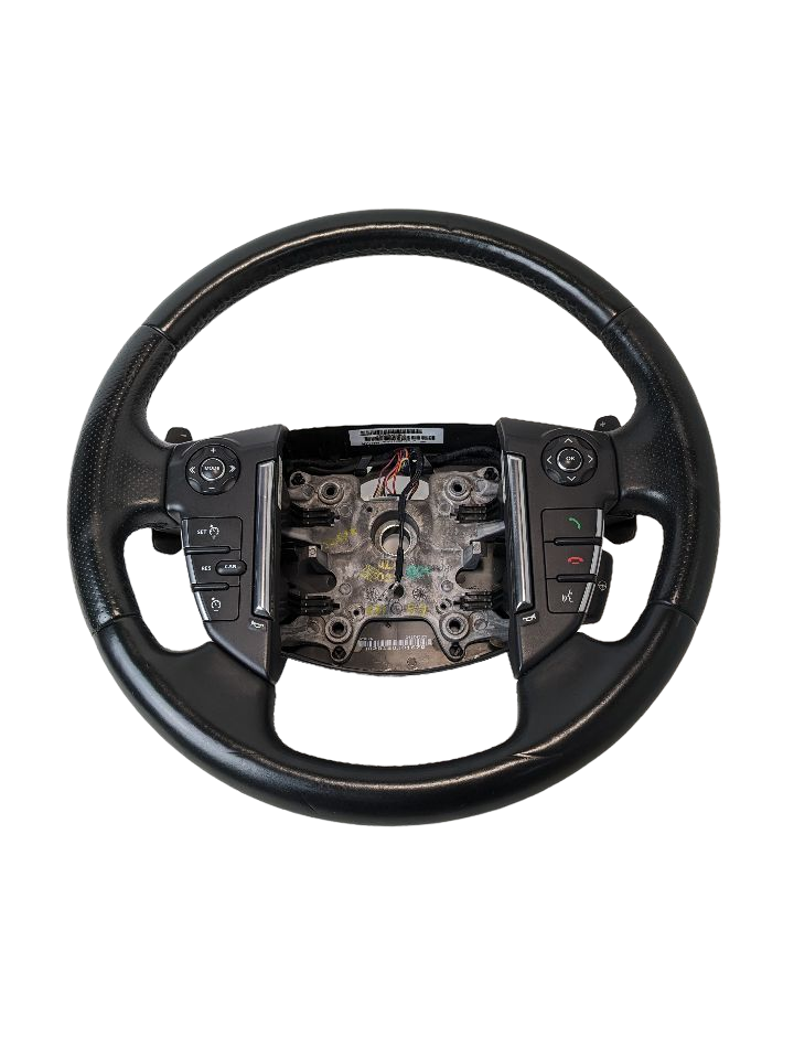 10 - 13 OEM LAND ROVER RANGE ROVER SPORT STEERING WHEEL W/ CONTROL SWITCHES BLAC