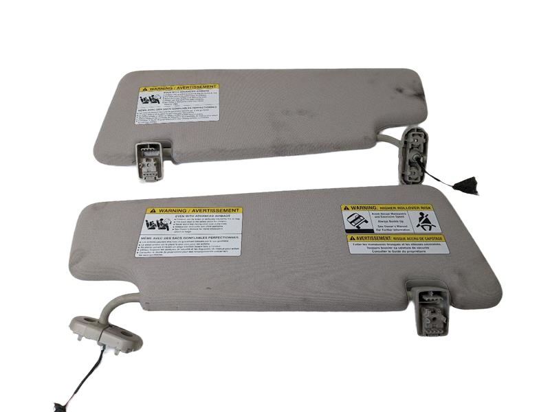 2014 - 2016 OEM LAND ROVER LR4 FRONT LEFT AND RIGHT UPPER ROOF SUN VISOR SET