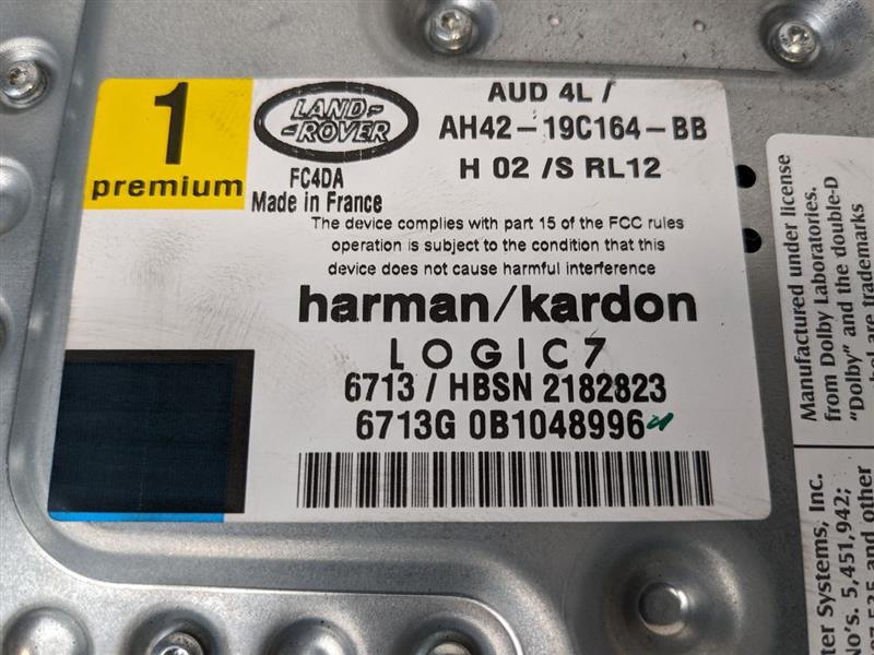 10 - 13 OEM LAND RANGE ROVER SPORT HARMAN KARDON LOGIC 7 SOUND RADIO AMPLIFIER