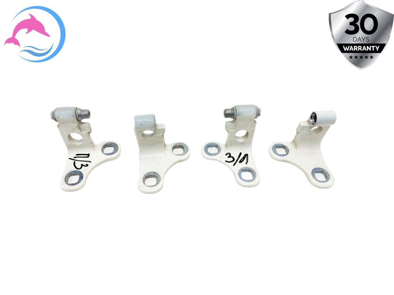 2002 - 2012 OEM LAND ROVER RANGE ROVER REAR LEFT AND RIGHT SIDE DOOR HINGE SET