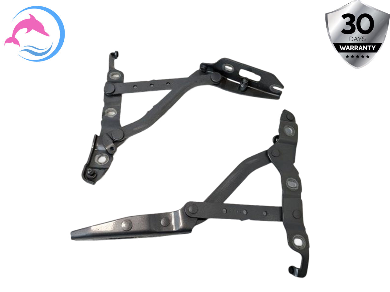 2008 - 2012 OEM AUDI A5 REAR LEFT AND RIGHT CONVERTIBLE TRUNK HINGE SET OF TWO
