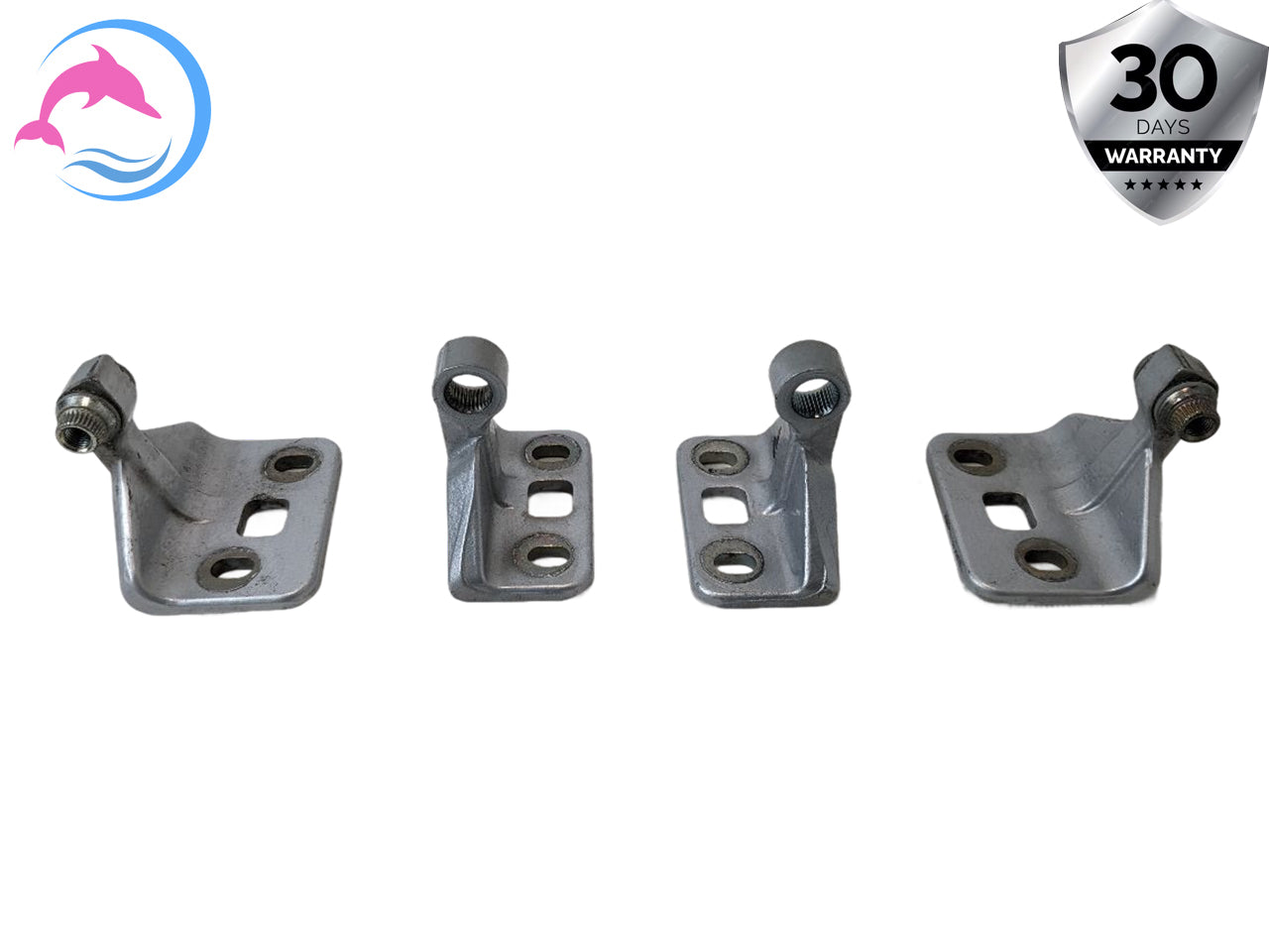 2006 - 2009 OEM MERCEDES-BENZ E350 REAR LEFT AND RIGHT SIDE DOOR HINGE SET OF 4