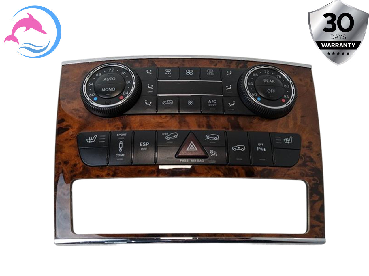 08 - 12 OEM MERCEDES-BENZ GL550 AC HEATER TEMPERATURE CONTROL SWITCH ASSEMBLY