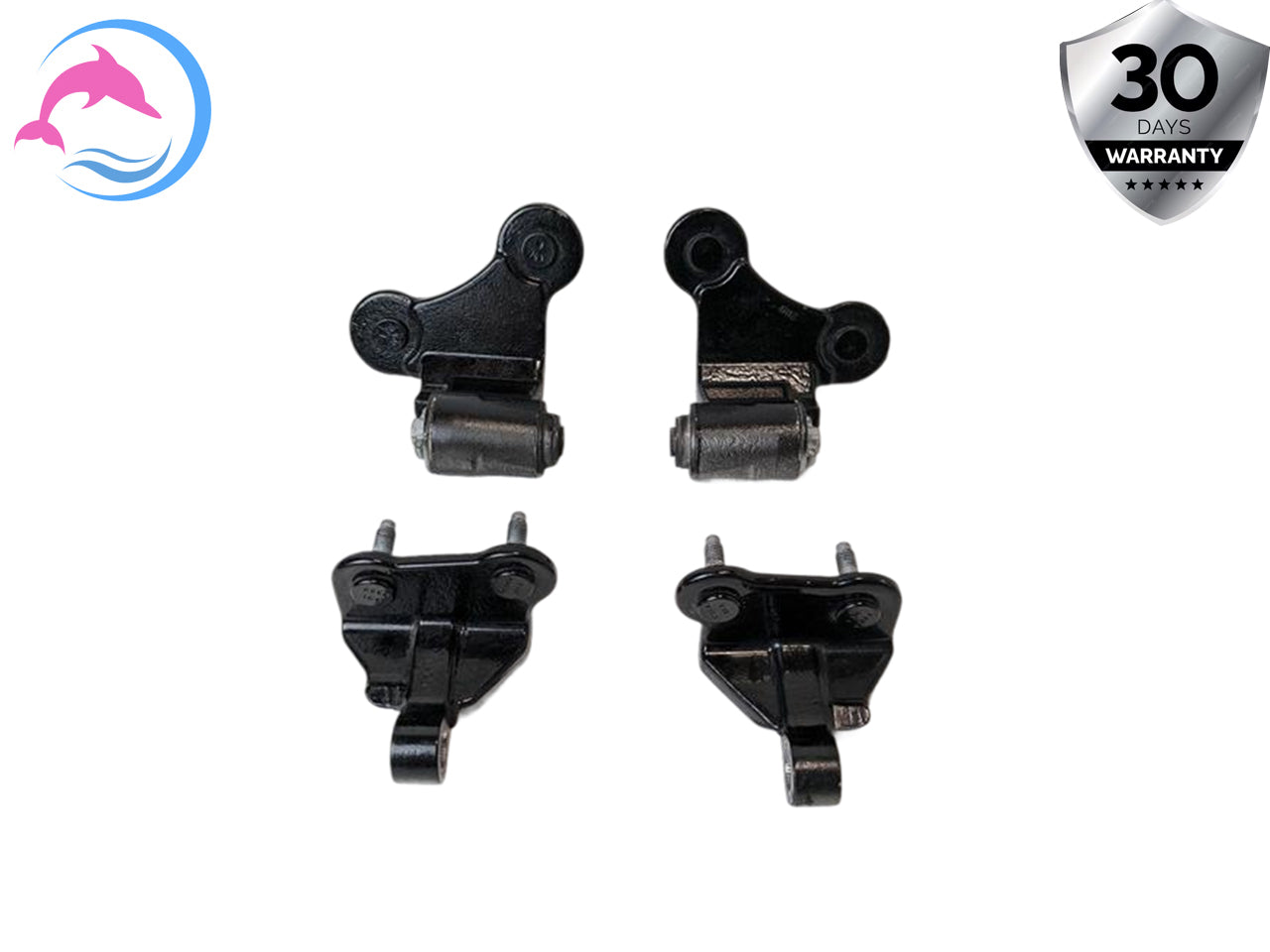 2008 - 2015 OEM MERCEDES BENZ C300 REAR LEFT AND RIGHT SIDE DOOR HINGE SET