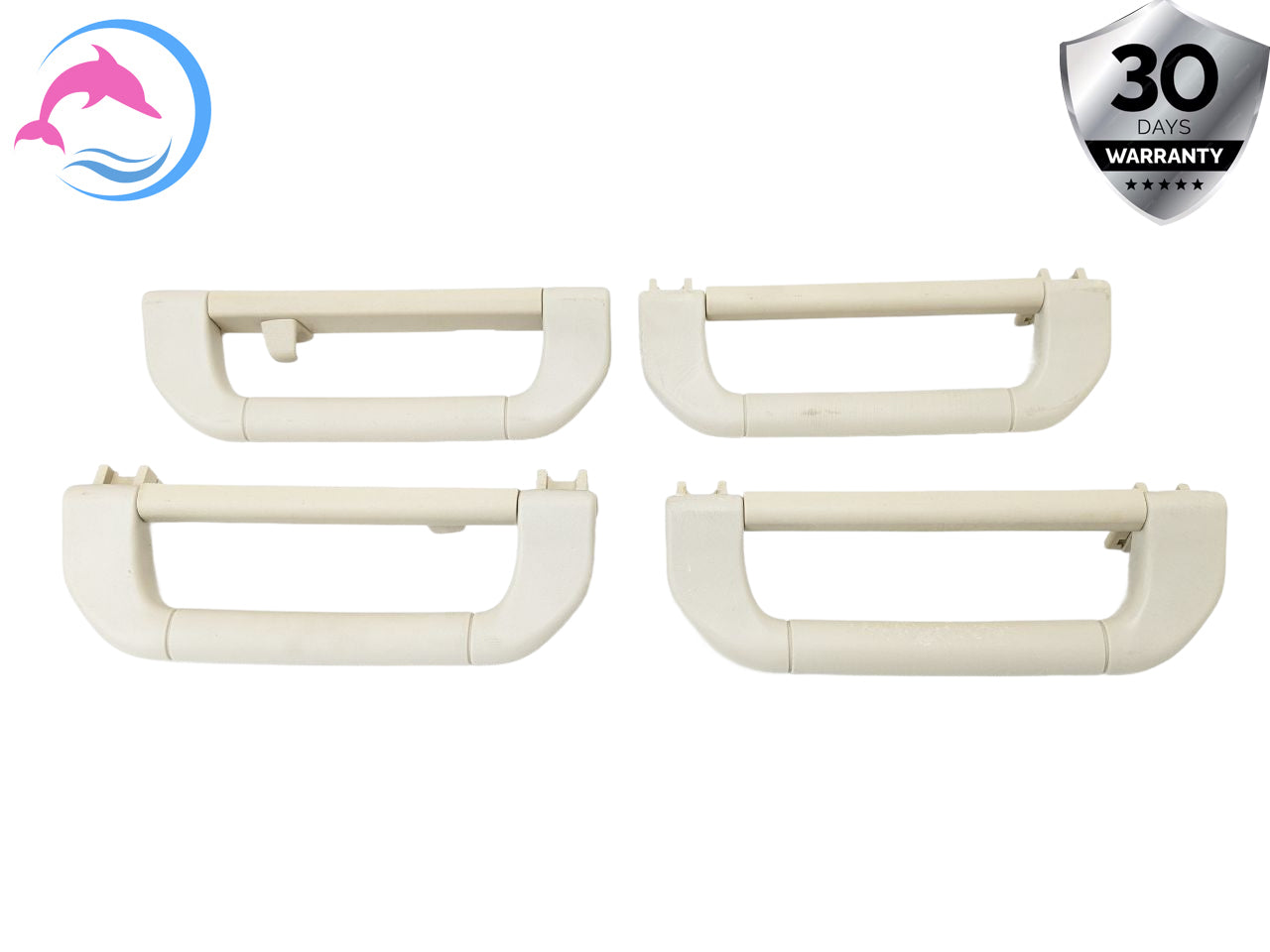 02 - 12 OEM LAND ROVER RANGE ROVER FRONT REAR LEFT RIGHT ROOF GRAB HANDLE SET 4