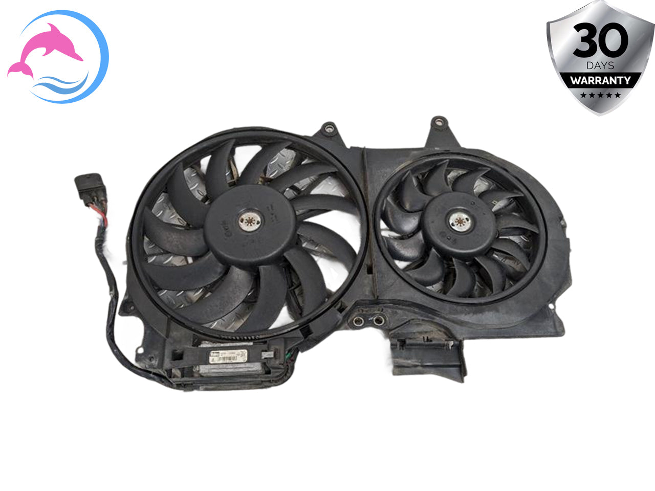 2001 - 2005 OEM AUDI A4 RADIATOR ELECTRIC COOLING FAN ASSEMBLY