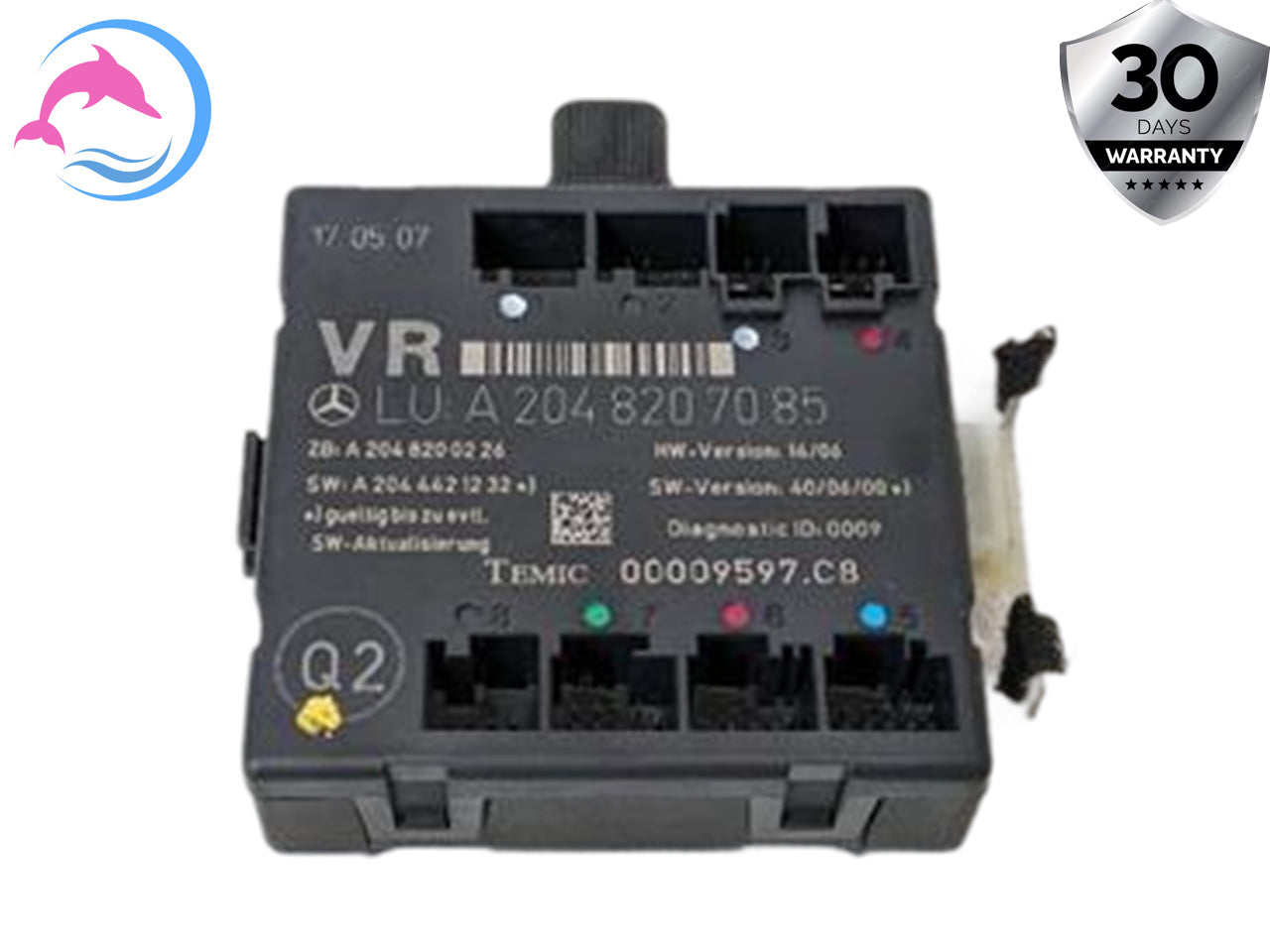 2008 - 2015 OEM MERCEDES BENZ C300 FRONT RIGHT SIDE DOOR CONTROL MODULE UNIT