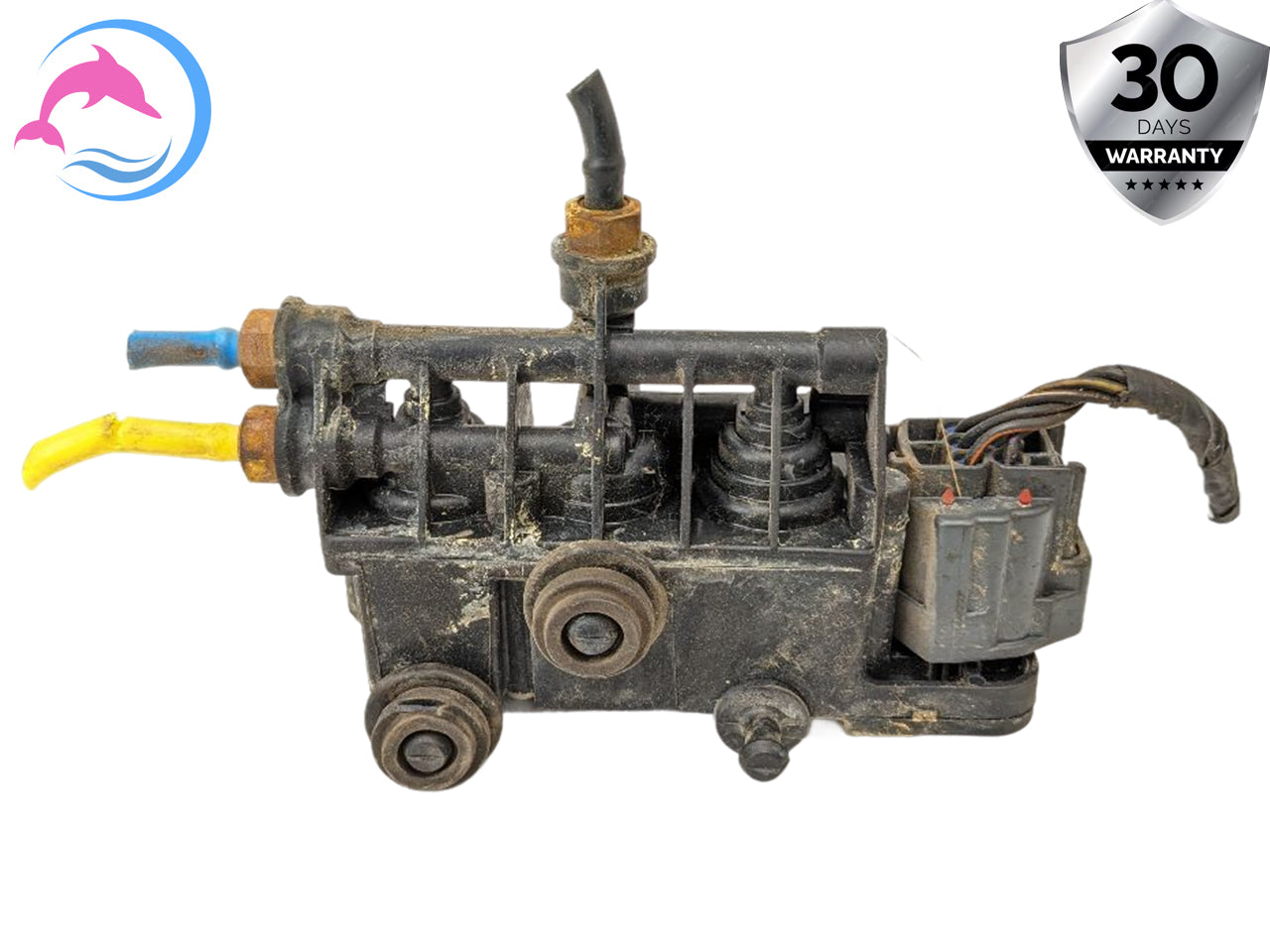 02 - 12 OEM LAND ROVER RANGE ROVER REAR AIR SUSPENSION RELIEF VALVE CONTROL UNIT