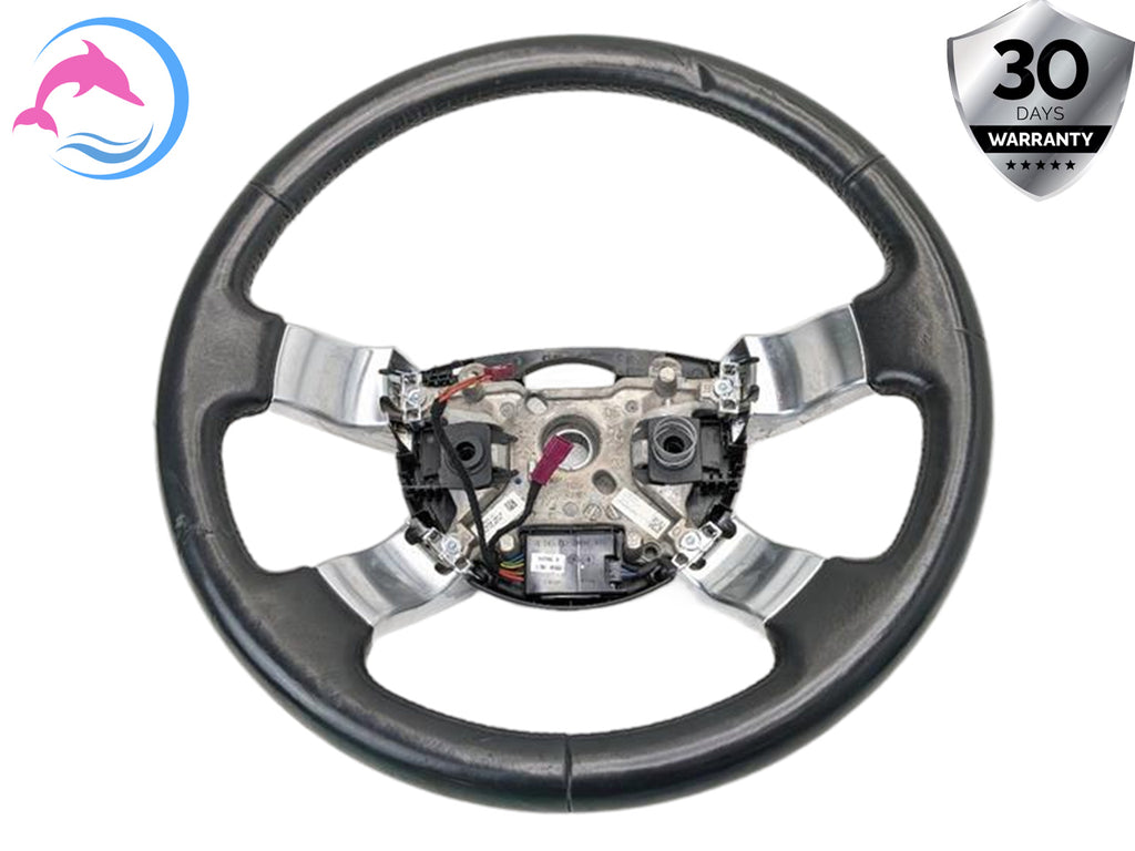 2002 - 2012 OEM LAND ROVER RANGE ROVER STEERING WHEEL LEATHER BLACK