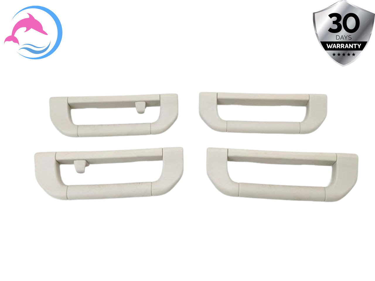 02 - 12 OEM LAND ROVER RANGE ROVER FRONT REAR LEFT & RIGHT ROOF GRAB HANDLE SET