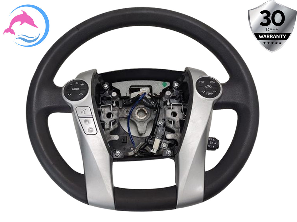 2009 - 2015 OEM TOYOTA PRIUS STEERING WHEEL WITH AUDIO CRUISE SWITCH